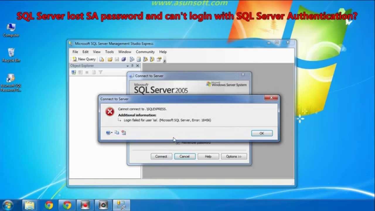 lost sql server password